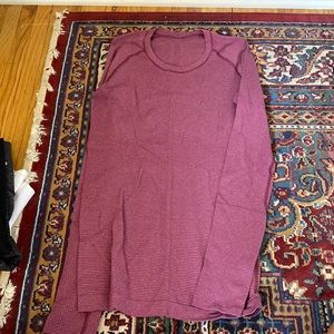 Lululemon Womens long sleeve shirt. Magenta